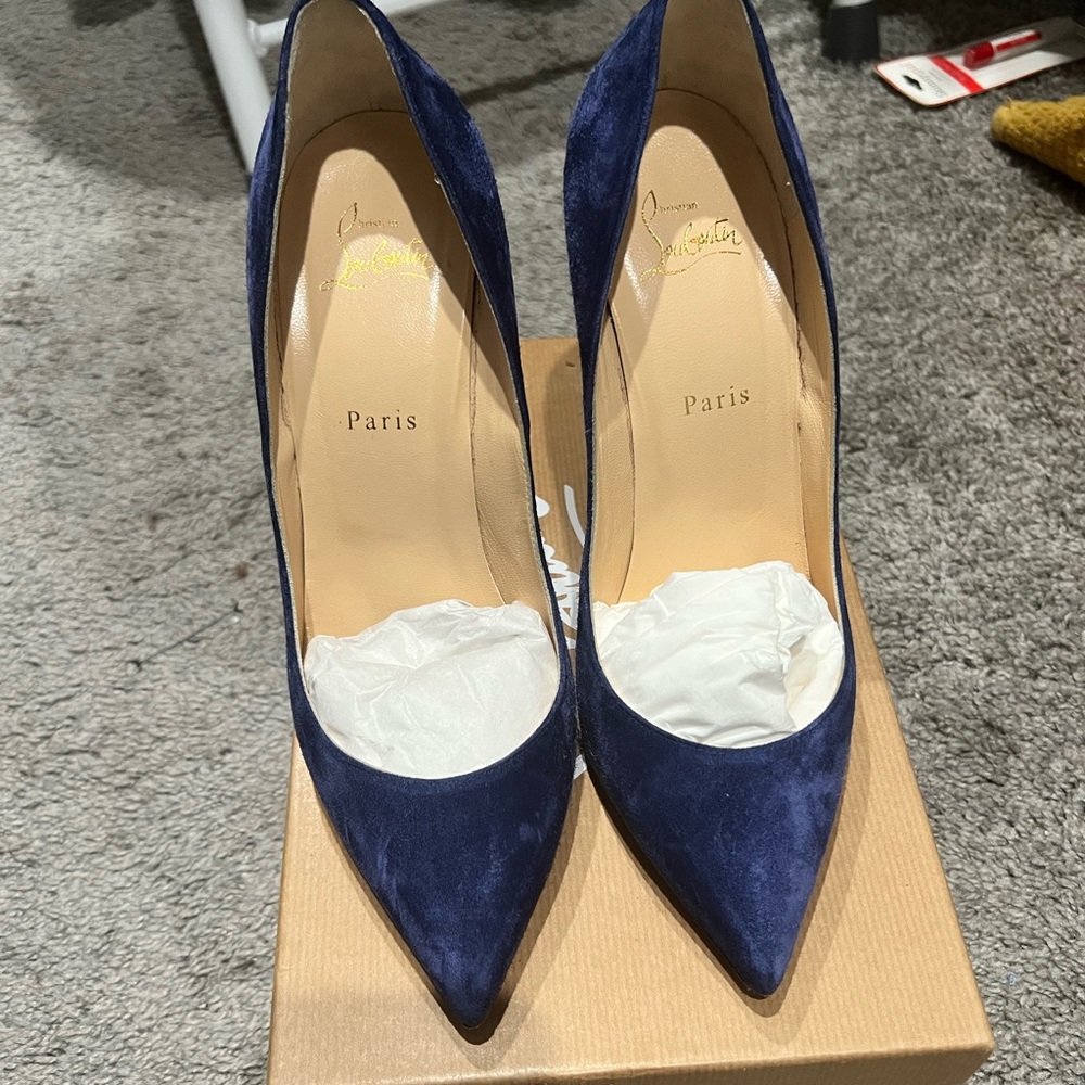 Christian Louboutin China Blue Pumps
